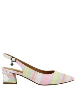 J. Renee Shayanne Rainbow Textured Fabric Slingback Pumps -Hummel Winkel 00000000 zi ff2e4e58 9eba 4597 a5ef e1f28f935395 01 ai