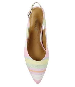 J. Renee Shayanne Rainbow Textured Fabric Slingback Pumps -Hummel Winkel 00000000 zi ff2e4e58 9eba 4597 a5ef e1f28f935395 06 ai