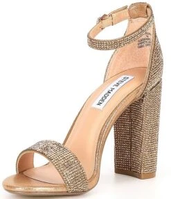 Steve Madden Carrson Rhinestone Ankle Strap Block Heel Dress Sandals -Hummel Winkel 00000001 zi 1763f68a bec0 424a 8102 67b0c3dabc28 03 ai