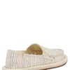 Sanuk Donna Rainbow Color Stripe Canvas Slip-Ons
