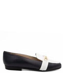 Amalfi Onore Leather Two Tone Bit Buckled Loafers