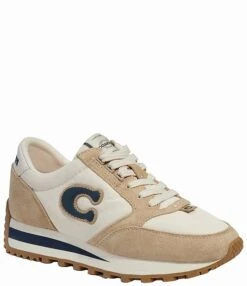 COACH Men's Suede C Retro Runner Sneakers