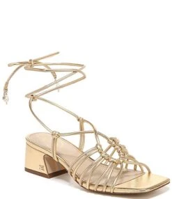 Sam Edelman Westley Metallic Block Heel Ankle Tie Strappy Dress Sandals -Hummel Winkel 00000001 zi f15cac15 7f64 475d ab1d 69c7524fa5e6
