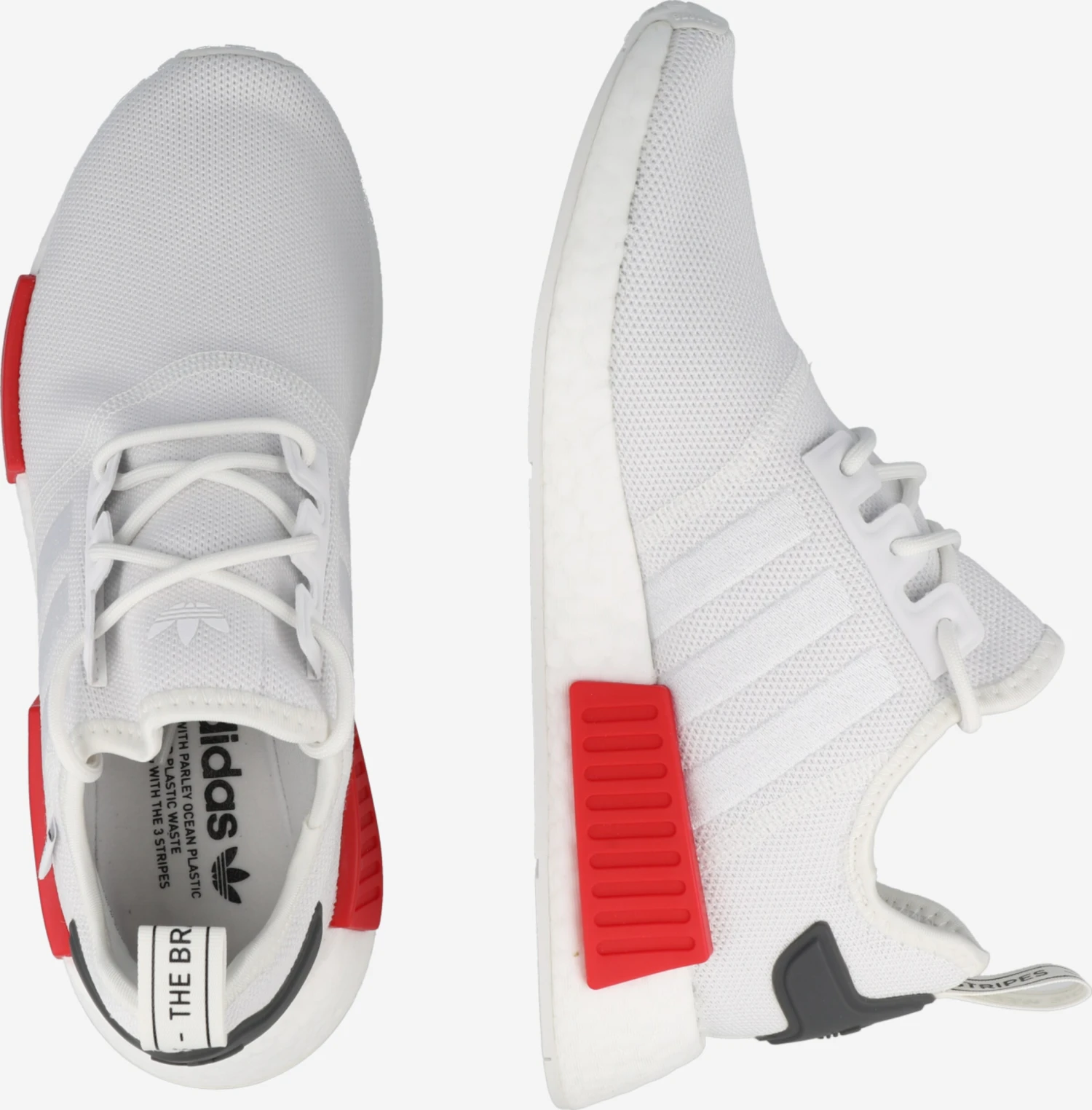 Adidas Originals Running Sneakers Sneakers Laag NMD_R1 Dames Wit 4 Adidas Originals Running Sneakers Sneakers Laag NMD_R1 Dames Wit - Afbeelding 2