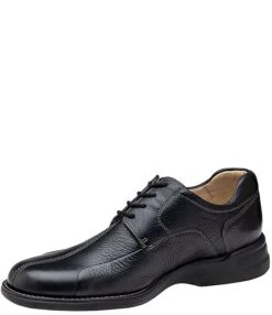 Johnston & Murphy Shuler Bicycle Oxfords -Hummel Winkel 02746585 zi black tumbled leather 04 ai