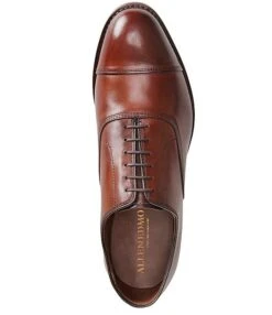 Allen-Edmonds Park Avenue Cap-Toe Leather Dress Oxfords -Hummel Winkel 02746635 zi dark chili 05 ai