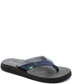 Sanuk Yoga Mat Flip Flop Sandals -Hummel Winkel 02837306 zi navy