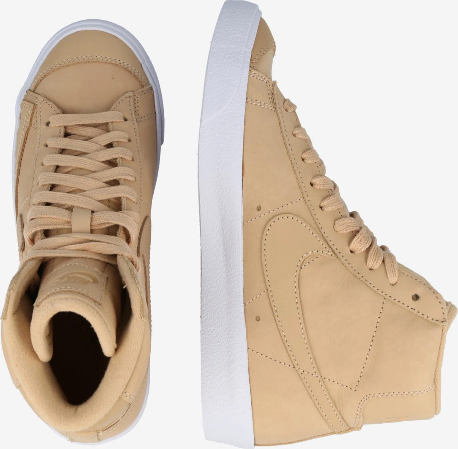 Nike Sportswear Hoge Sneakers Sneakers Hoog BLAZER MID PRM MF Dames Beige 4 Nike Sportswear Hoge Sneakers Sneakers Hoog BLAZER MID PRM MF Dames Beige - Afbeelding 2