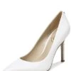 Sam Edelman Hazel Leather Pointed Toe Pumps -Hummel Winkel 04759367 zi bright white 04 ai