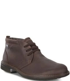 ECCO Men's Turn Waterproof Chukka Tie Boots -Hummel Winkel 04939543 zi cocoa brown