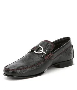 Donald Pliner Men's Dacio 2 Metal Bit Detail Loafers -Hummel Winkel 05048983 zi black 03 ai