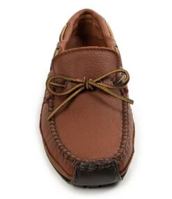 Minnetonka Men's Moosehide Weekender Boat Style Moccasins