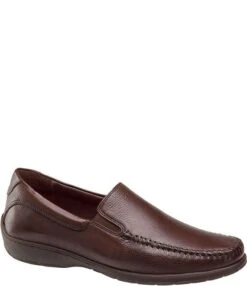 Johnston & Murphy Men's Crawford Venetian Loafers -Hummel Winkel 05522260 zi mahogany