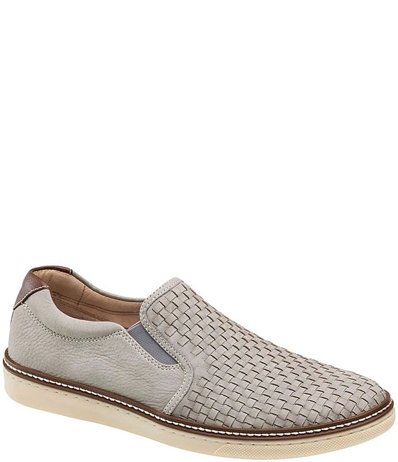 Johnston & Murphy Men's McGuffey Suede Woven Slip-Ons 6 Johnston & Murphy Men's McGuffey Suede Woven Slip-Ons - Afbeelding 4