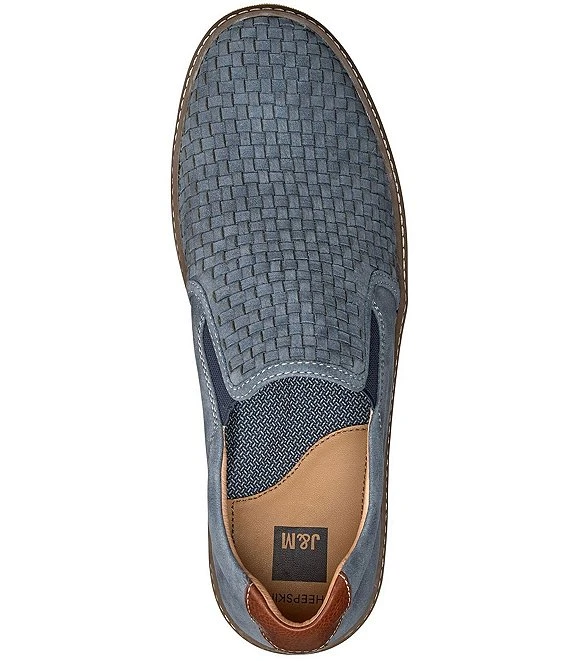 Johnston & Murphy Men's McGuffey Suede Woven Slip-Ons 5 Johnston & Murphy Men's McGuffey Suede Woven Slip-Ons - Afbeelding 3