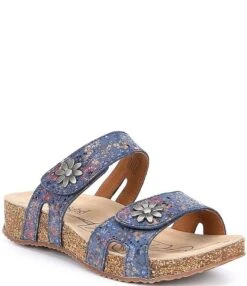 Josef Seibel Tonga 04 Leather Slide Sandals