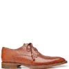 Belvedere Men's Karmelo Lizard Cap Toe Oxfords -Hummel Winkel 05580012 zi tan 01 ai