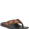 Chaco Men's Marshall Leather Flip Flops -Hummel Winkel 05628672 zi bind java