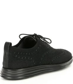 Cole Haan Men's Original Grand Wingtip Stitchlite Dress Sneaker Oxfords -Hummel Winkel 05711321 zi black black 01 ai