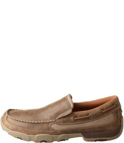 Twisted X Men's Driving Moc Leather Slip On -Hummel Winkel 05839510 zi bomber brown 03 ai