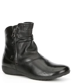 Josef Seibel Naly 24 Leather Booties -Hummel Winkel 05842001 zi black