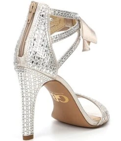 GB Prom Queen Family Matching Rhinestone Bow Detail Stilettos -Hummel Winkel 05858697 zi gold 01 ai