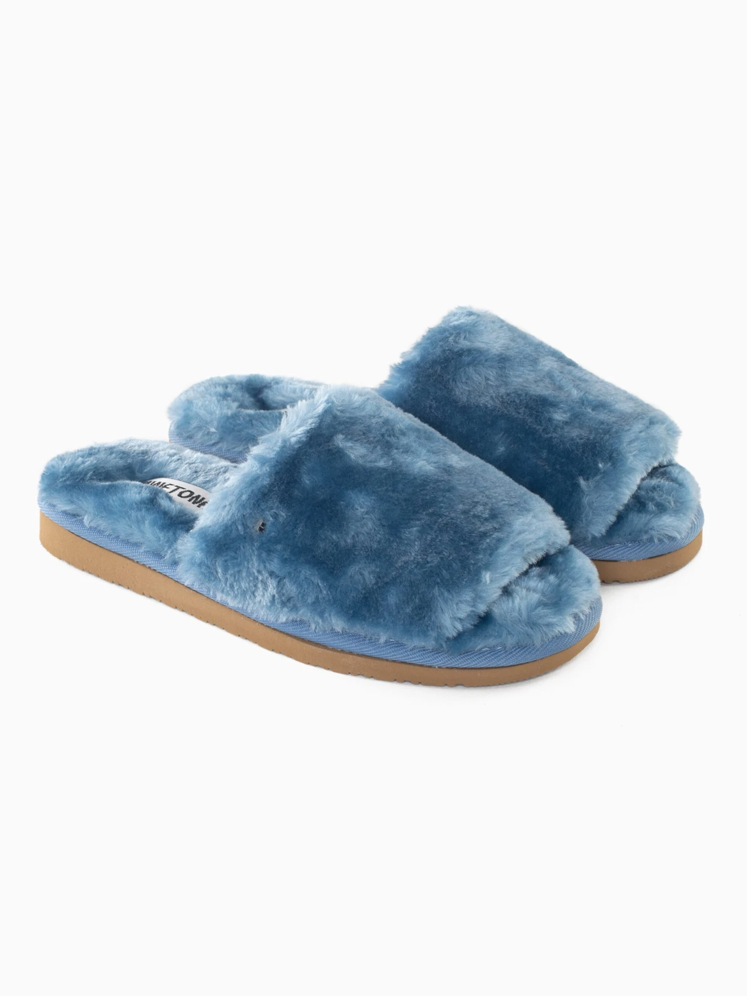 Minnetonka Pantoffels Huisschoenen Lolo Dames Blauw 4 Minnetonka Pantoffels Huisschoenen Lolo Dames Blauw - Afbeelding 2