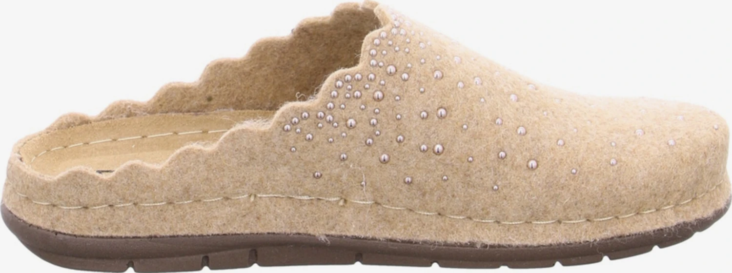 Rohde Pantoffels Huisschoenen Dames Beige Gemêleerd 6 Rohde Pantoffels Huisschoenen Dames Beige Gemêleerd - Afbeelding 4