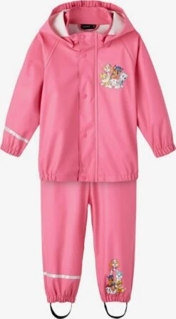 NAME IT Regenkleding Functioneel Pak Paw Patrol Kinderen Pink
