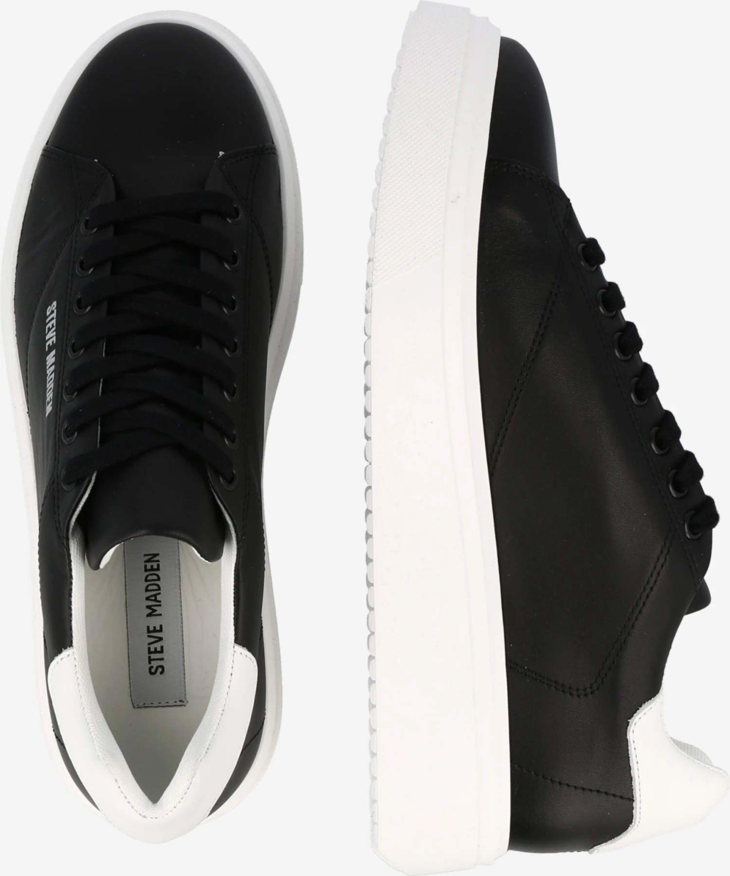 Steve Madden Casual Sneakers Sneakers Laag FYNNER Heren Zwart 4 Steve Madden Casual Sneakers Sneakers Laag FYNNER Heren Zwart - Afbeelding 2