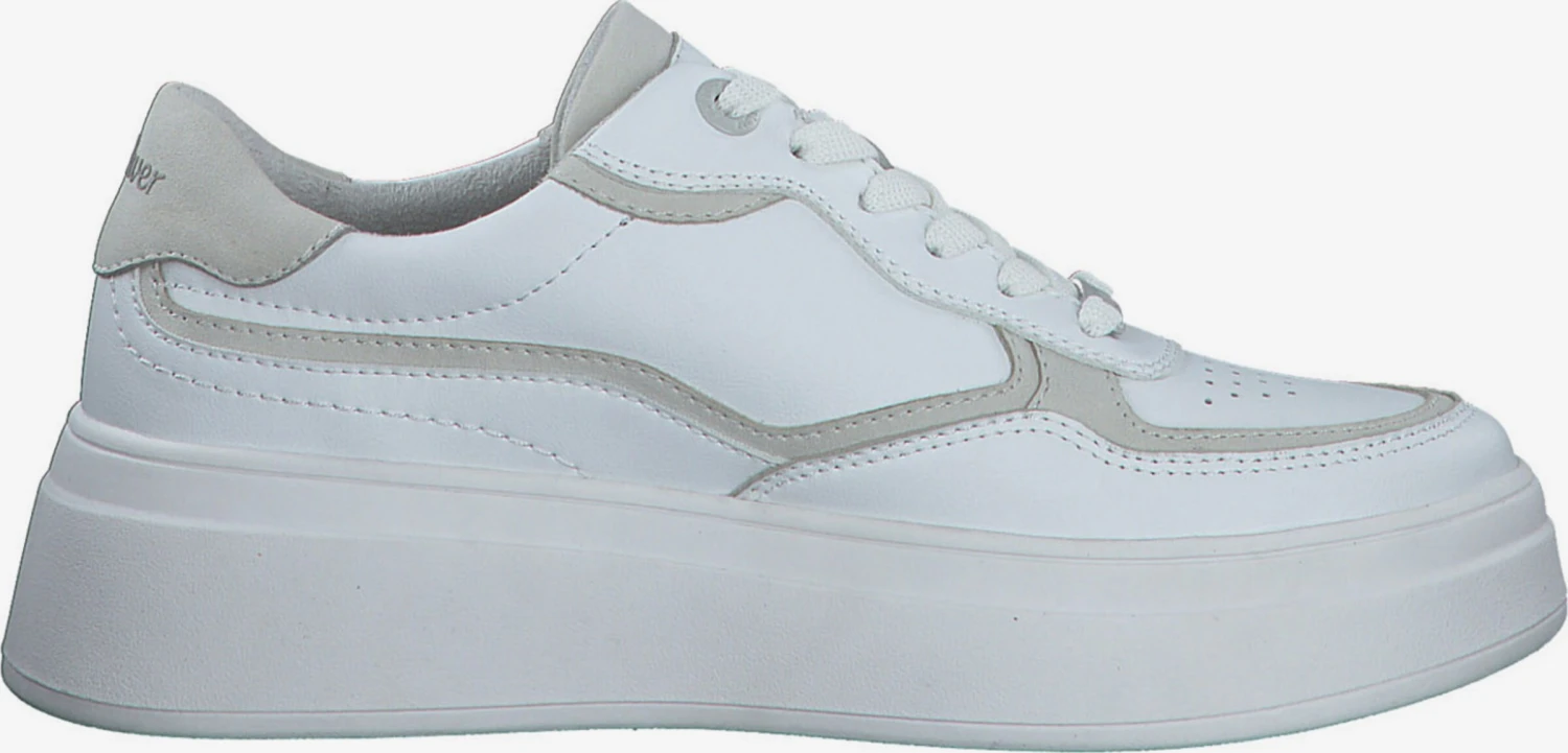 S.Oliver Casual Sneakers Sneakers Laag Dames Wit 5 S.Oliver Casual Sneakers Sneakers Laag Dames Wit - Afbeelding 3