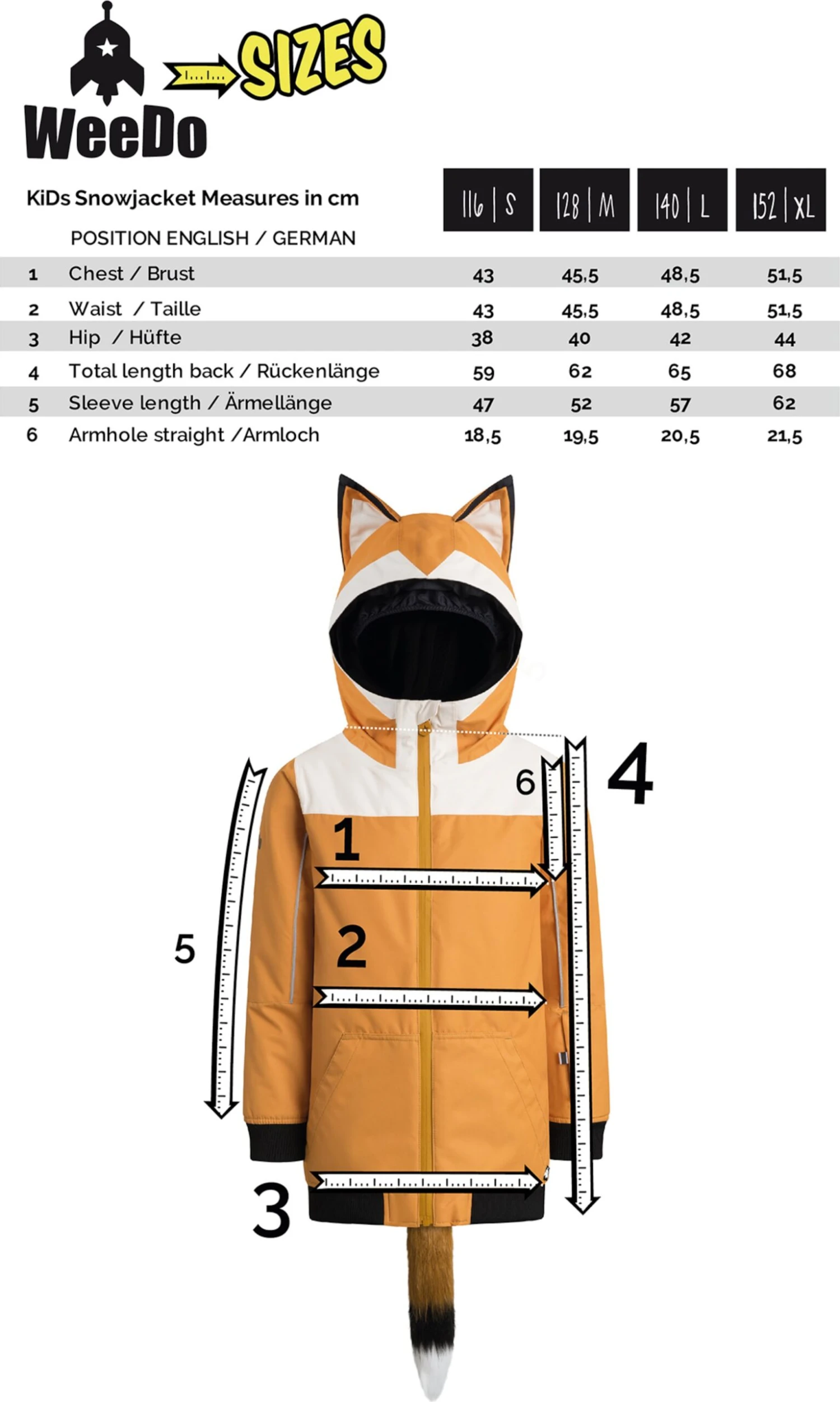 Winterjassen Winterjas Bunnydo Hase Kinderen Pink 7 Winterjassen Winterjas Bunnydo Hase Kinderen Pink - Afbeelding 6