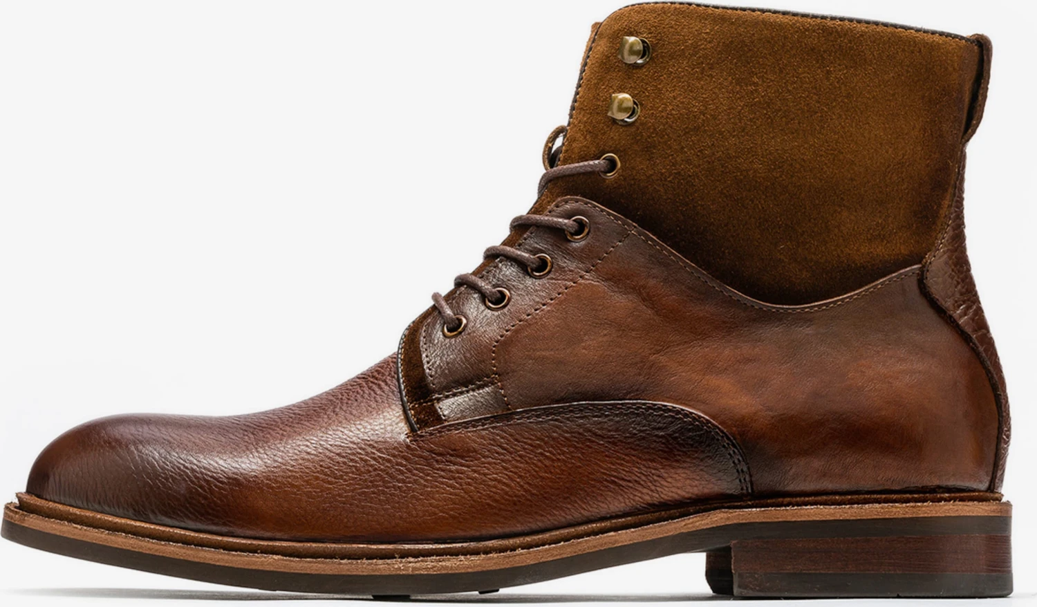 Kazar Boots & Laarzen Veterboots Heren Kastanjebruin / Oker 3 Kazar Boots & Laarzen Veterboots Heren Kastanjebruin / Oker