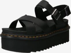 Dr. Martens Sandalen Met Hak Sandaal Voss Ii Quad Dames Zwart