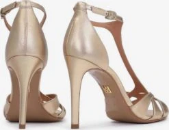 Kazar Sandalen Met Hak Sandalen Met Riem Dames Goud -Hummel Winkel 0d59ab559c78323232d2470d41569095