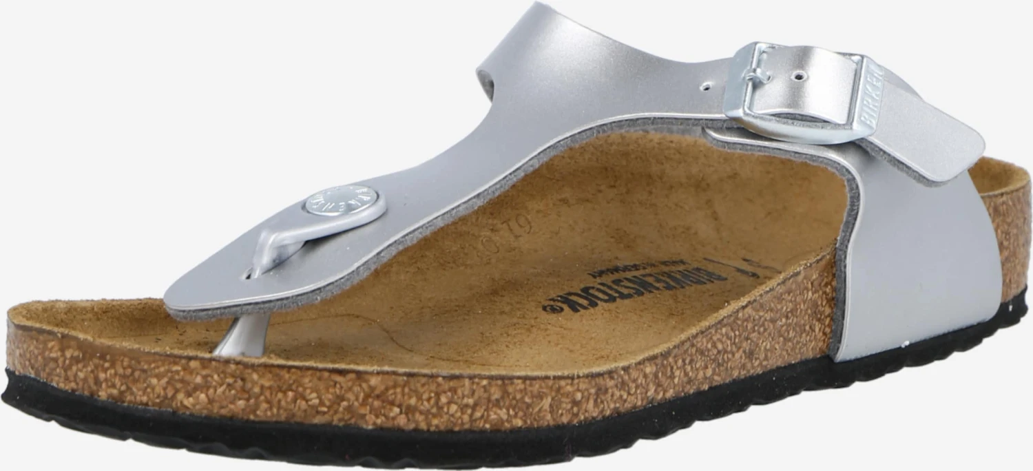 Birkenstock Schoenen Sandalen Gizeh Kinderen Zilver 3 Birkenstock Schoenen Sandalen Gizeh Kinderen Zilver
