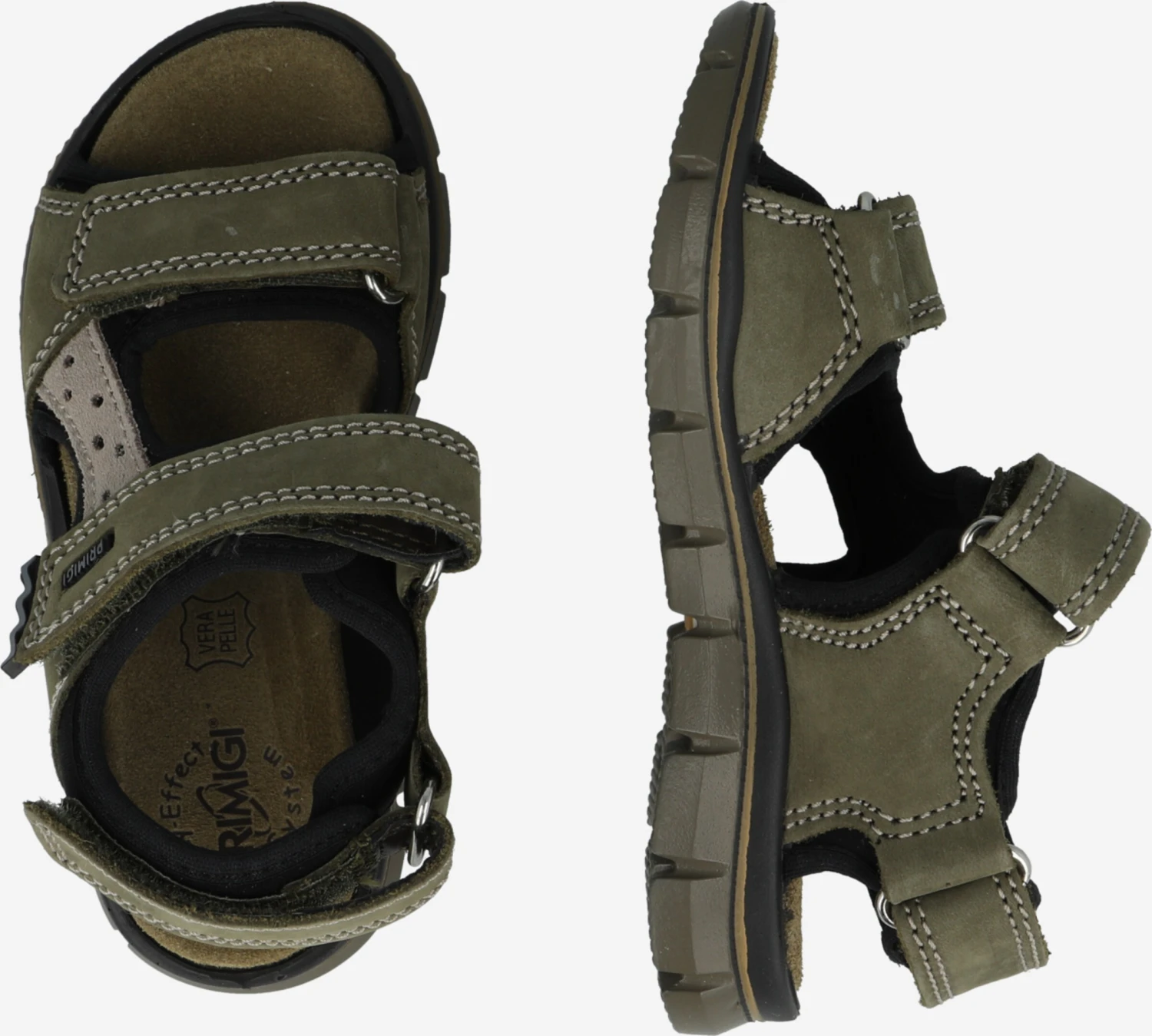 Primigi Sandalen Open Schoenen Kinderen Kaki / Zwart 4 Primigi Sandalen Open Schoenen Kinderen Kaki / Zwart - Afbeelding 2