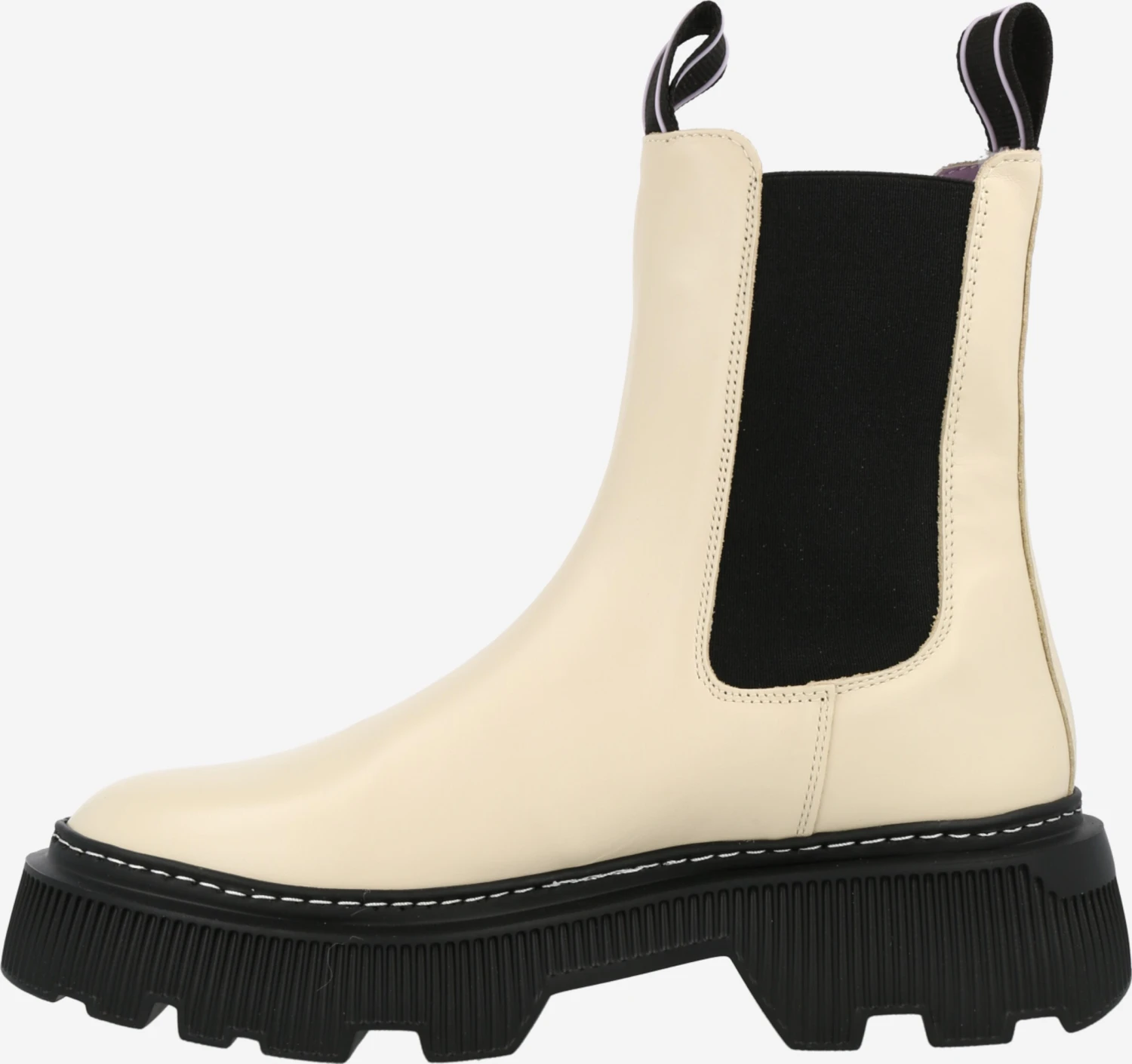 Enkellaarsjes Chelsea Boots Trixy Dames Offwhite 4 Enkellaarsjes Chelsea Boots Trixy Dames Offwhite - Afbeelding 2