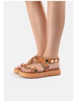 Inuovo Plateau Sandalen Sandaal Dames Lichtbruin -Hummel Winkel 10a71a7c469e052718e8ac5aa65a0c9a