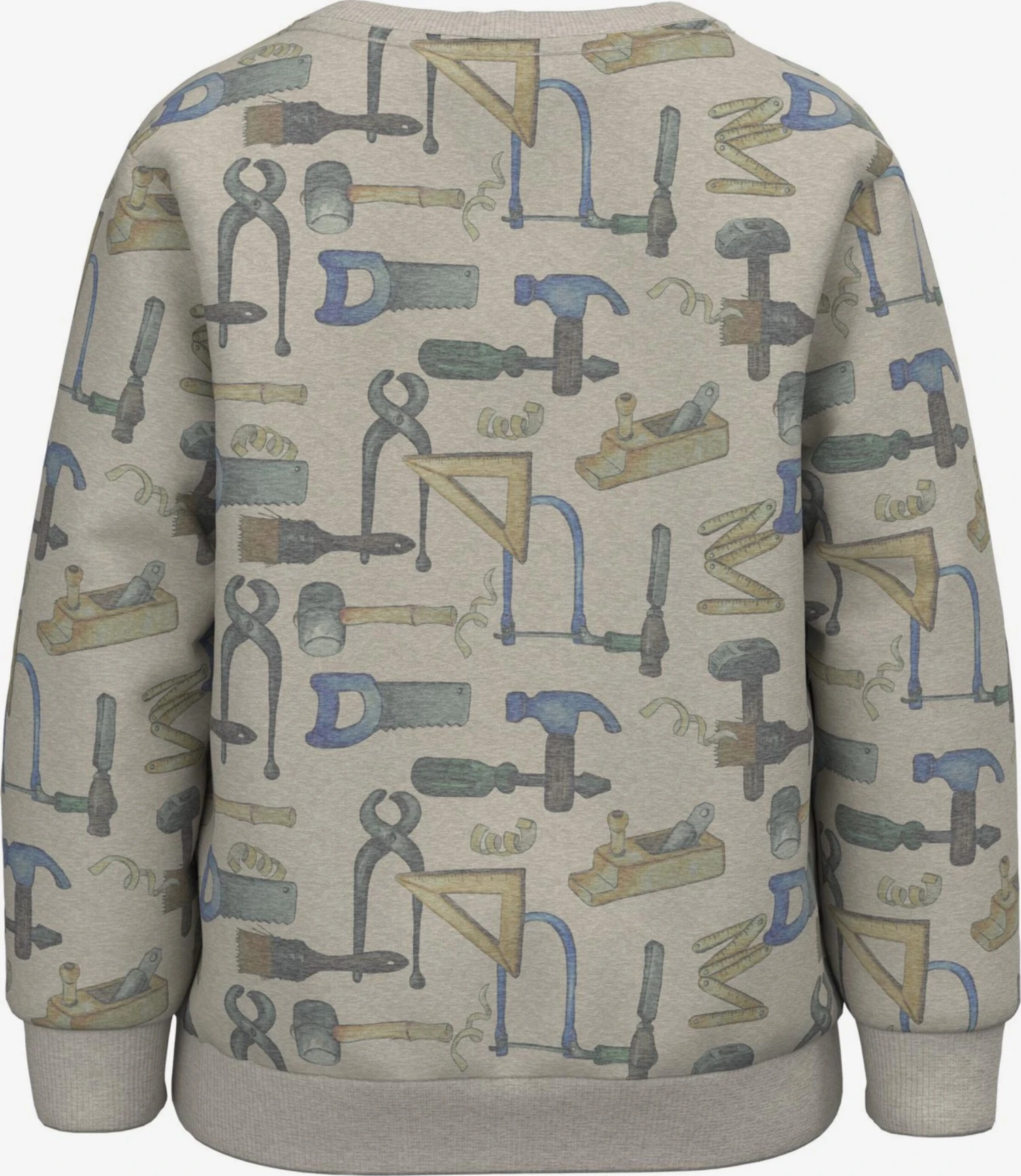 NAME IT Sweatwear Sweatshirt Bette Kinderen Taupe / Antraciet 5 NAME IT Sweatwear Sweatshirt Bette Kinderen Taupe / Antraciet - Afbeelding 3