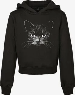 Mister Tee Sweatwear Regular Fit Sweatshirt Black Cat Kinderen Zwart