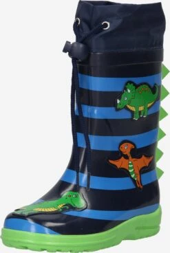 Beck Rubberlaarzen Regenlaarzen Dinoworld Kinderen Navy / Lichtblauw
