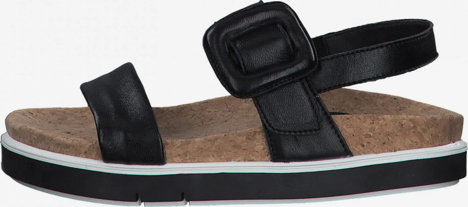 Plateau Sandalen Sandaal Dames Zwart 4 Plateau Sandalen Sandaal Dames Zwart - Afbeelding 2