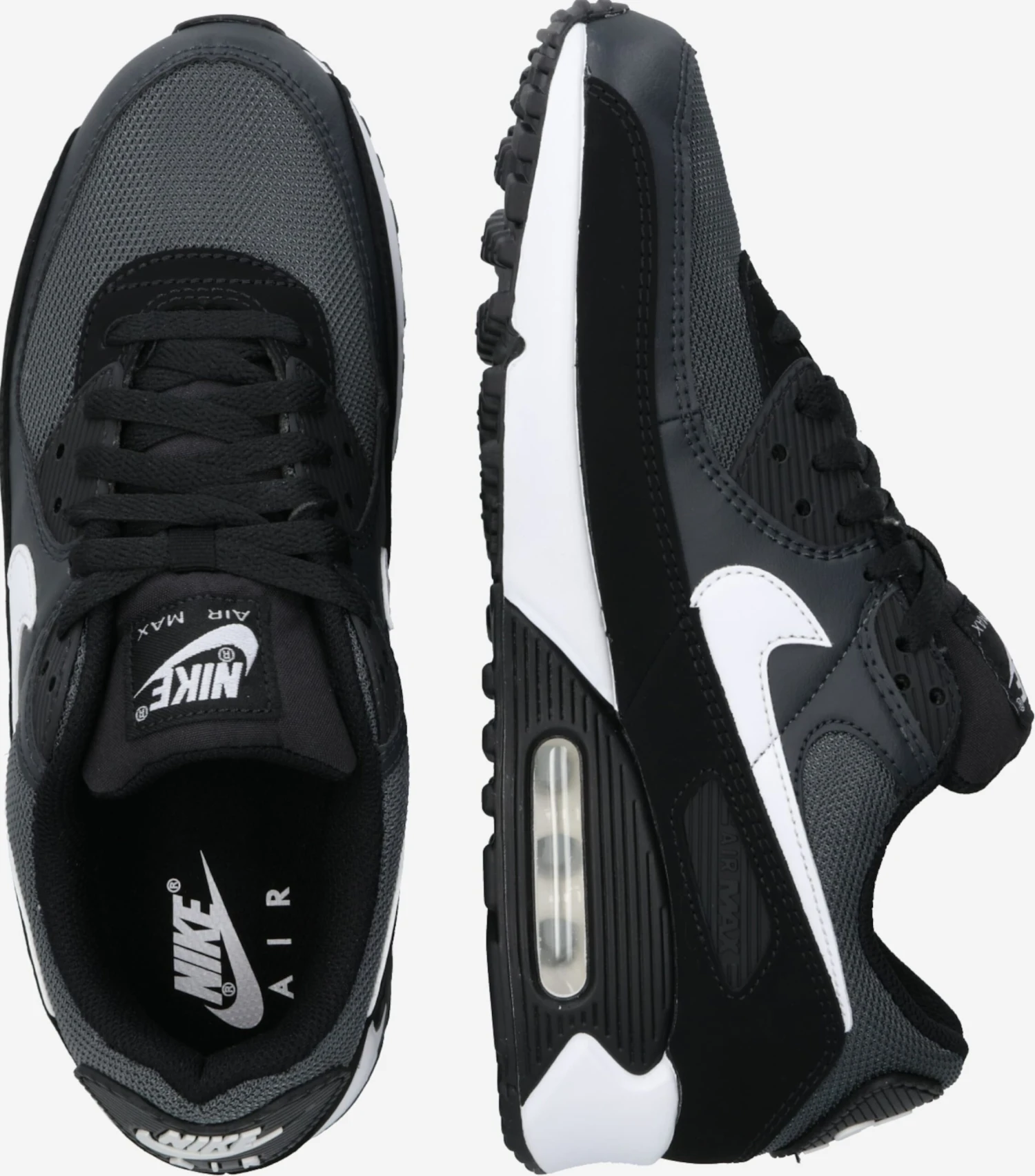 Nike Sportswear Running Sneakers Sneakers Laag AIR MAX 90 Heren Zwart 4 Nike Sportswear Running Sneakers Sneakers Laag AIR MAX 90 Heren Zwart - Afbeelding 2