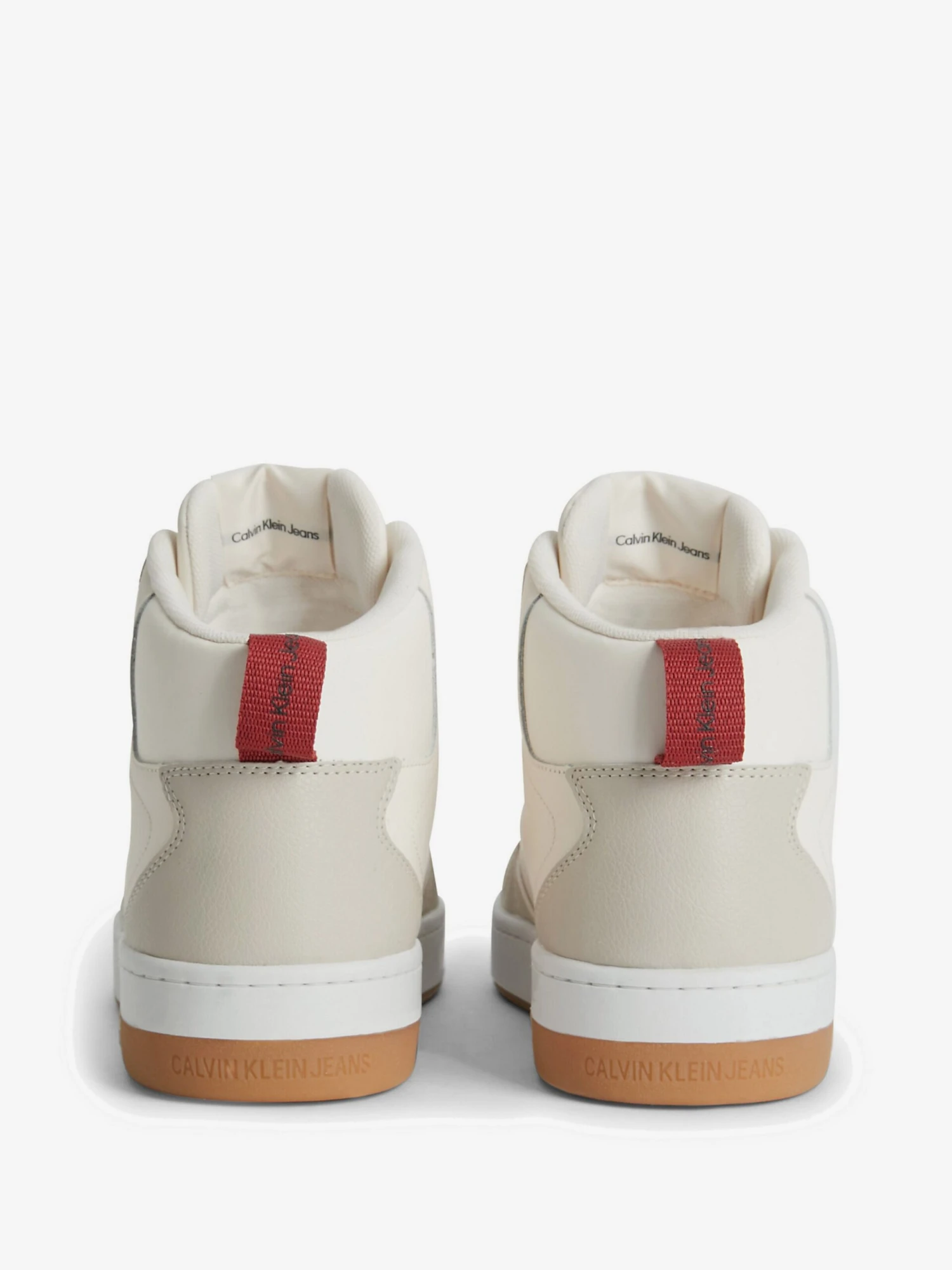 Calvin Klein Jeans Hoge Sneakers Sneakers Hoog Dames Beige / Crème 7 Calvin Klein Jeans Hoge Sneakers Sneakers Hoog Dames Beige / Crème - Afbeelding 5