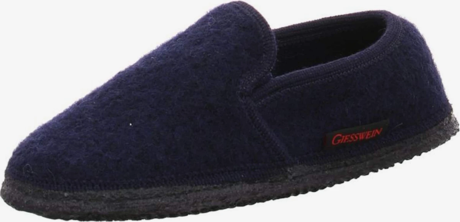 Giesswein Pantoffels Huisschoen Heren Donkerblauw 3 Giesswein Pantoffels Huisschoen Heren Donkerblauw
