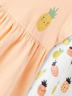 NAME IT Jurken Jurk FAHRA Kinderen Koraal / Perzik / Wit -Hummel Winkel 191df48bfdb84f7e7e3c59f7c3ffa8f1