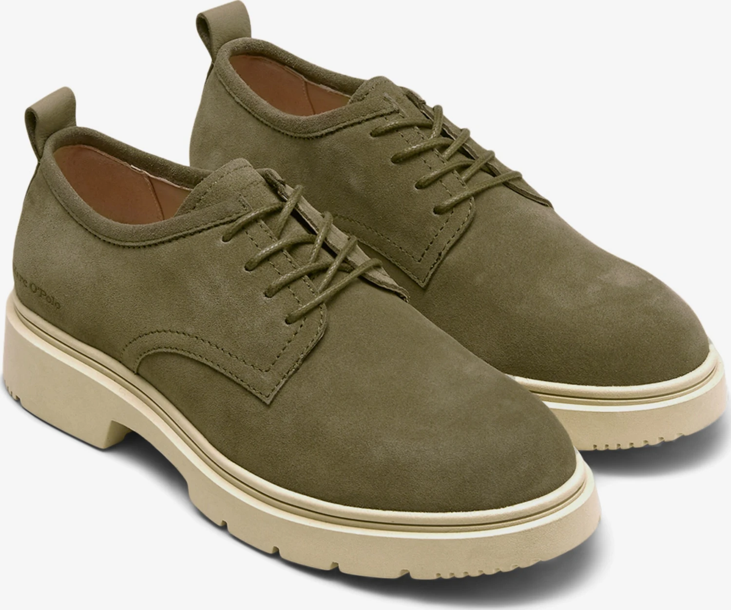 Marc O'Polo Trending Veterschoen Lars Heren Olijfgroen 7 Marc O'Polo Trending Veterschoen Lars Heren Olijfgroen - Afbeelding 5