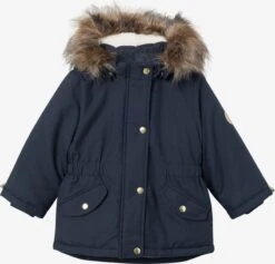 NAME IT Winterjassen Winterjas Kinderen Blauw