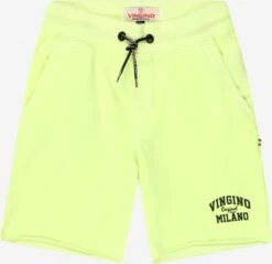 Vingino Shorts Regular Broek Kinderen Neongeel